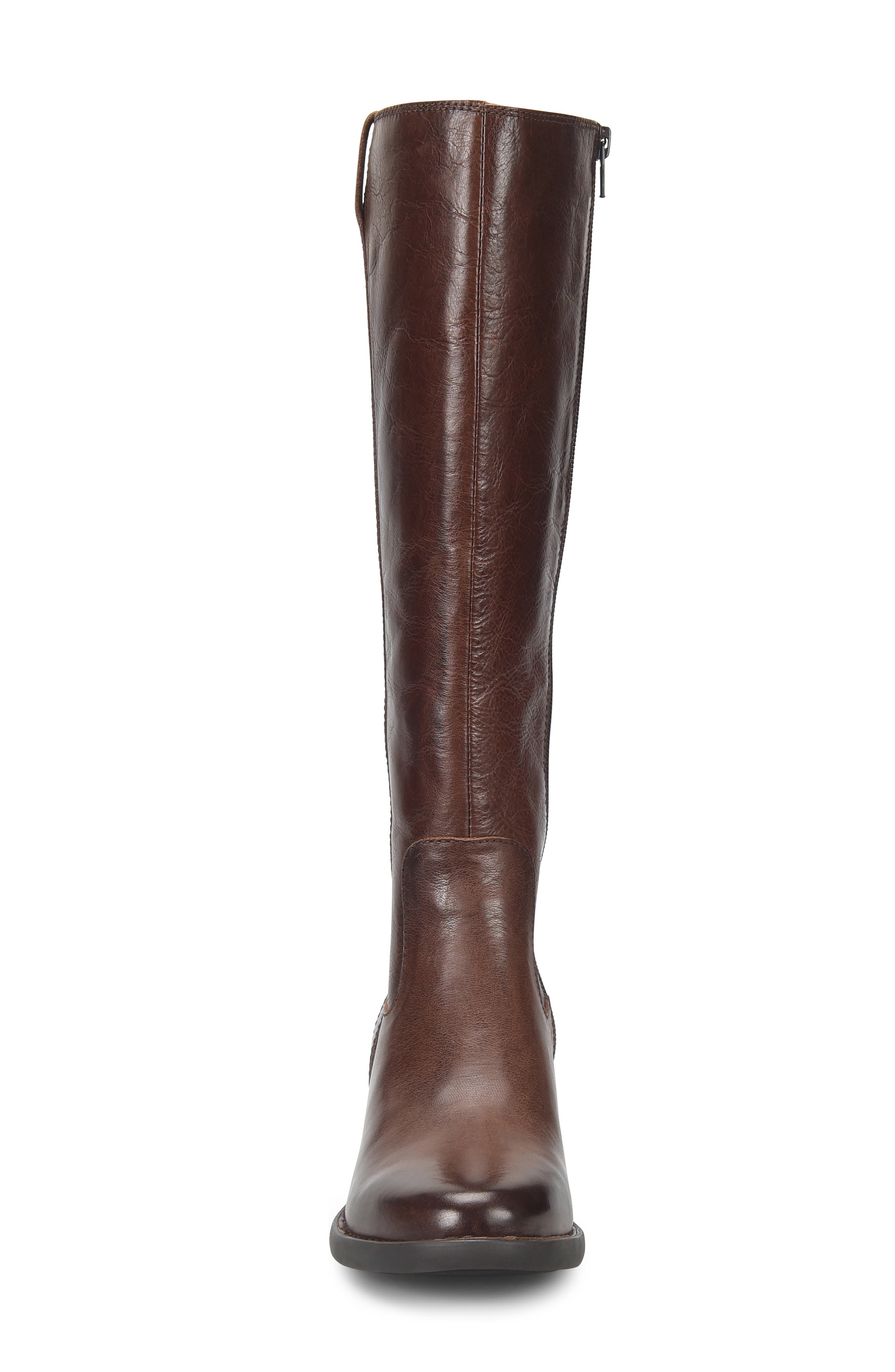 Børn Harding Knee High Boot, Alternate, color, Brown Leather