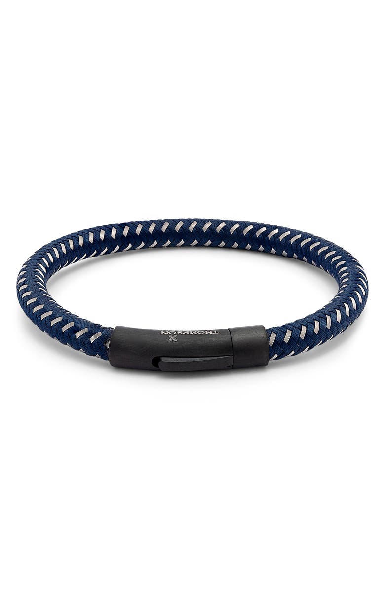 Tateossian Thompson Braided Bracelet, Main, color,