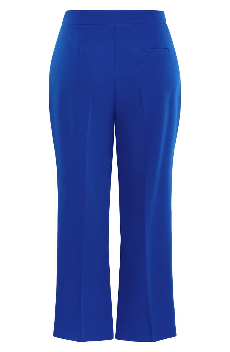 City Chic Alexis High Waist Wide Leg Pants, Alternate, color, Cobalt