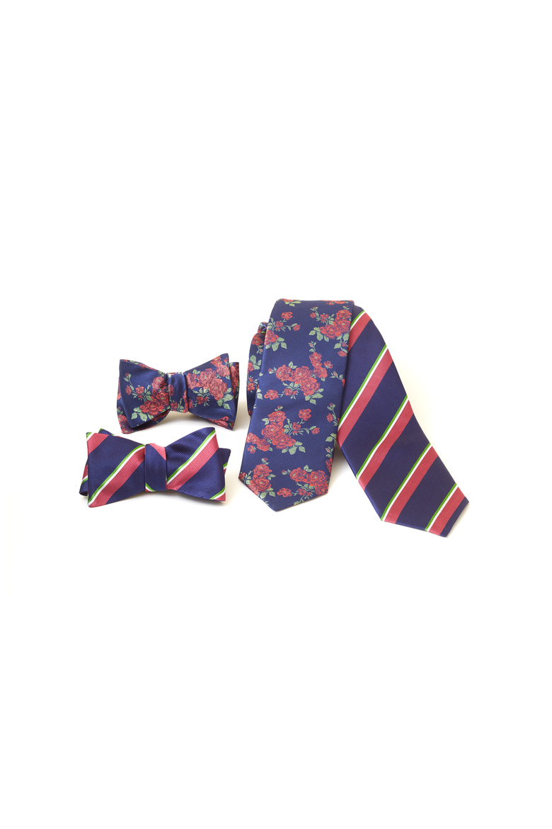 Bonnyview Garden Silk Woven Bow Tie, Alternate, color, Freestyle
