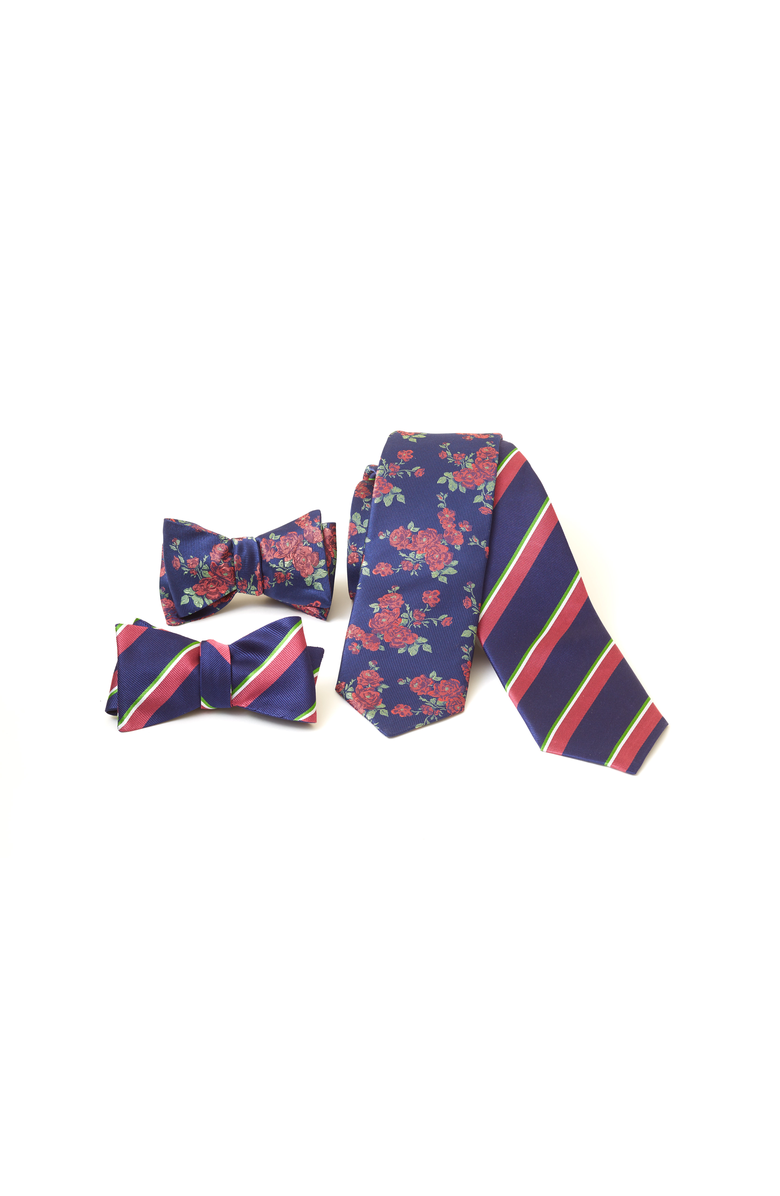 Beau Ties of Vermont Bonnyview Garden Bow Tie, Alternate, color, Pre-Tied