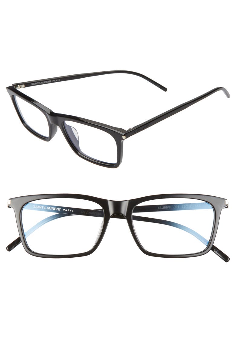 Saint Laurent 53mm Optical Glasses, Main, color, 