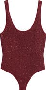 Toccin Sheila Scoop Neck Sequin Bodysuit