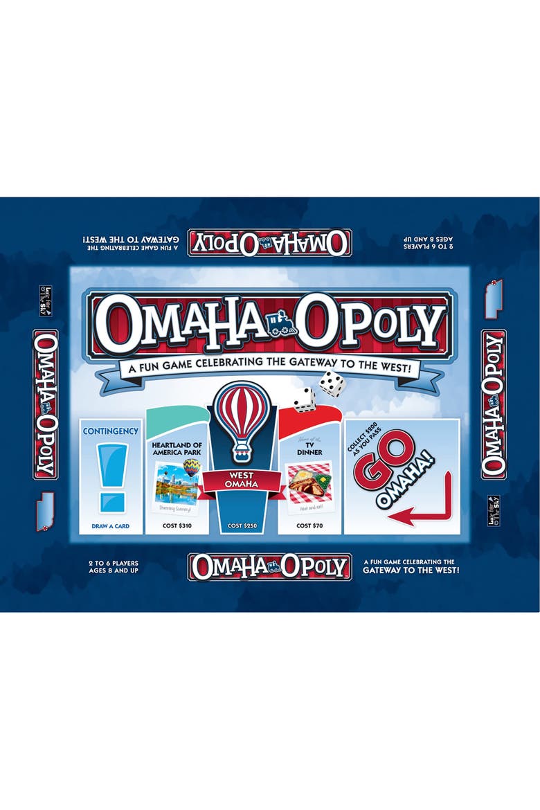 Omahaopoly Monopoly Board Game, Main, color, Multicolored