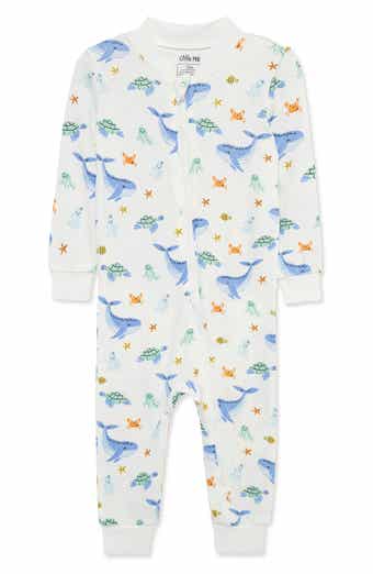 Little Me Ocean Zip Footie