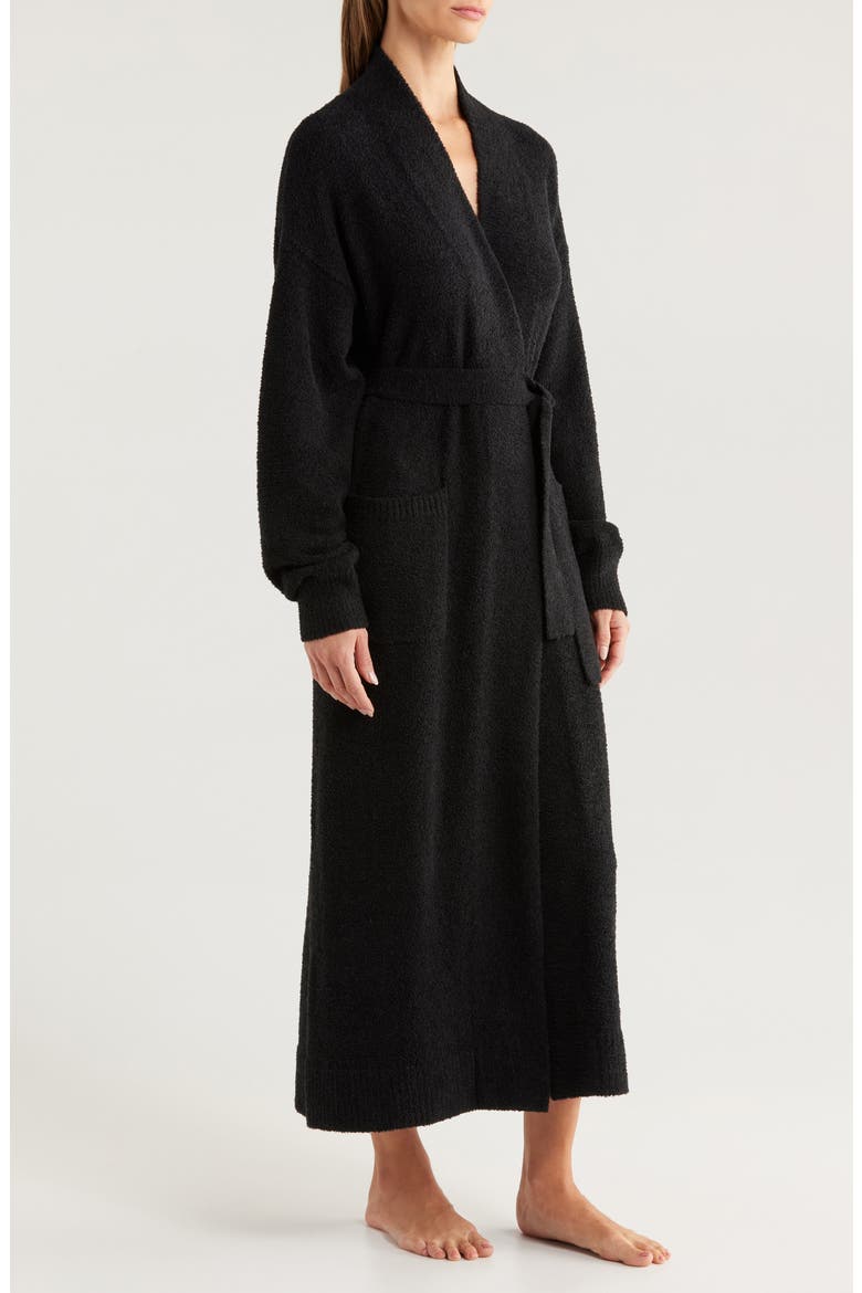 So Soft Robe, Alternate, color, BLACK