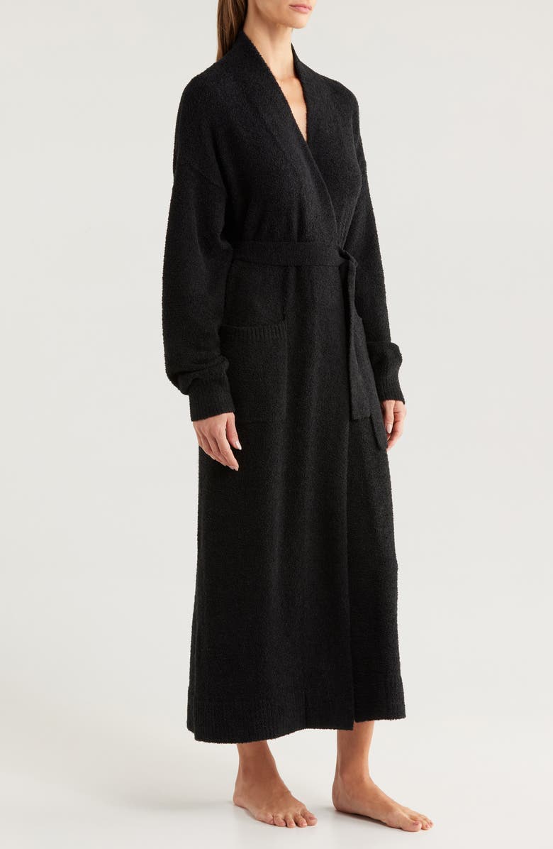 Nordstrom So Soft Robe, Alternate, color, Black