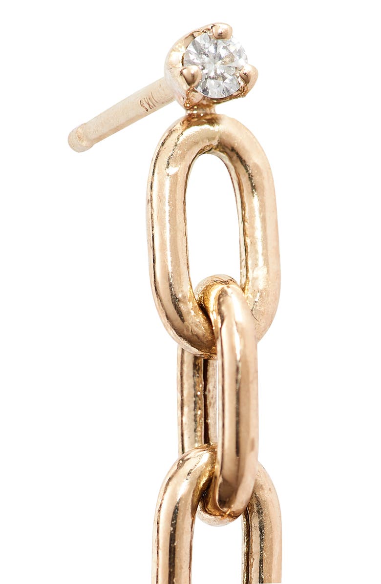 Zoë Chicco Large Square Oval Link Earrings, Alternate, color, 