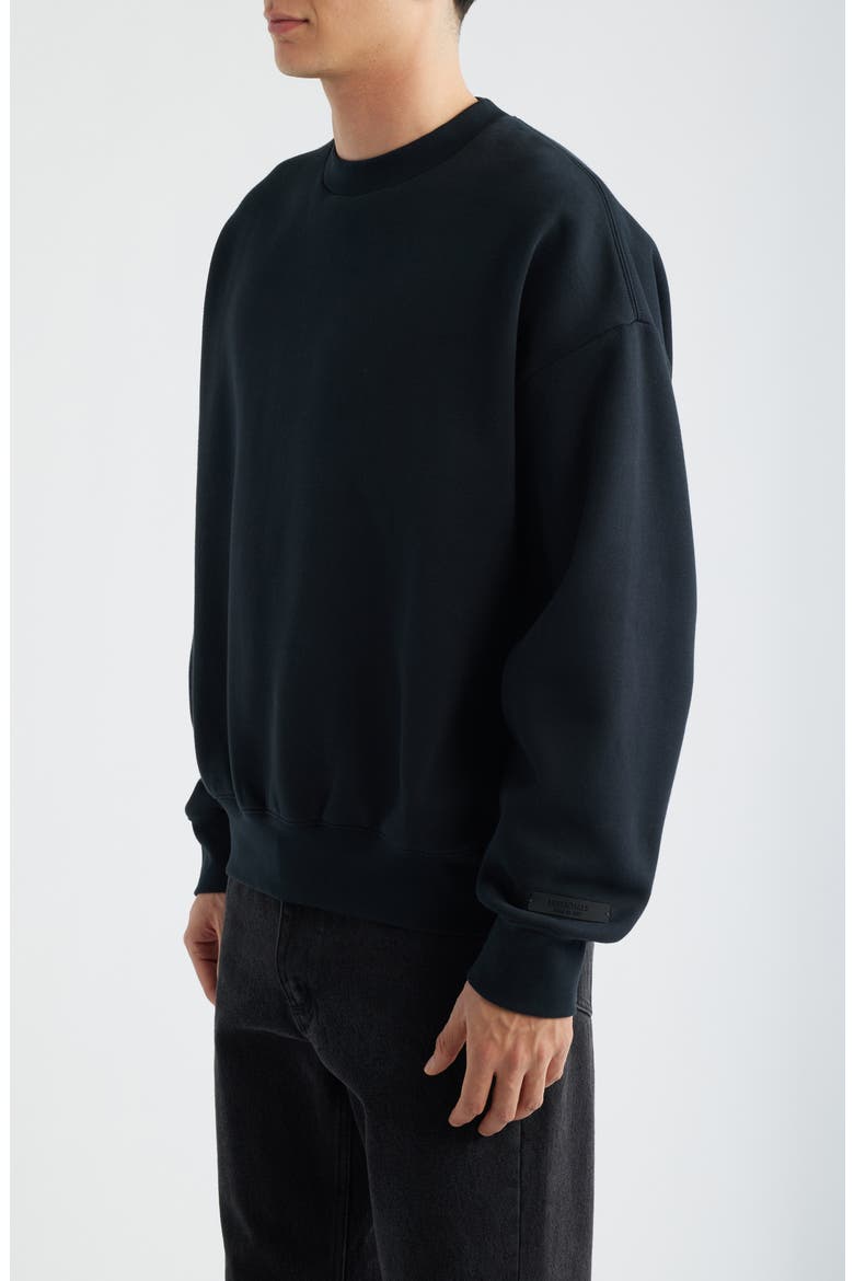 Classic Fit Fleece Crewneck Sweatshirt, Alternate, color, VINTAGE BLACK