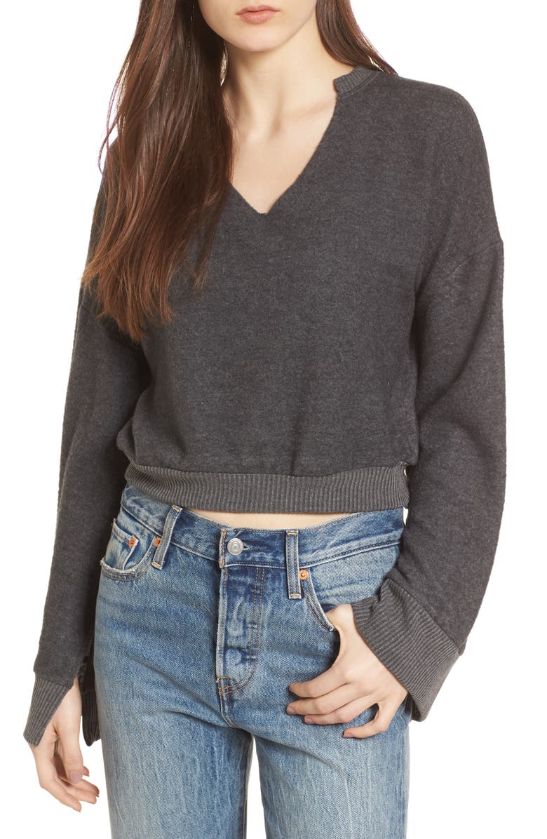 PST by Project Social T Bell Sleeve Sweater, Main, color, 