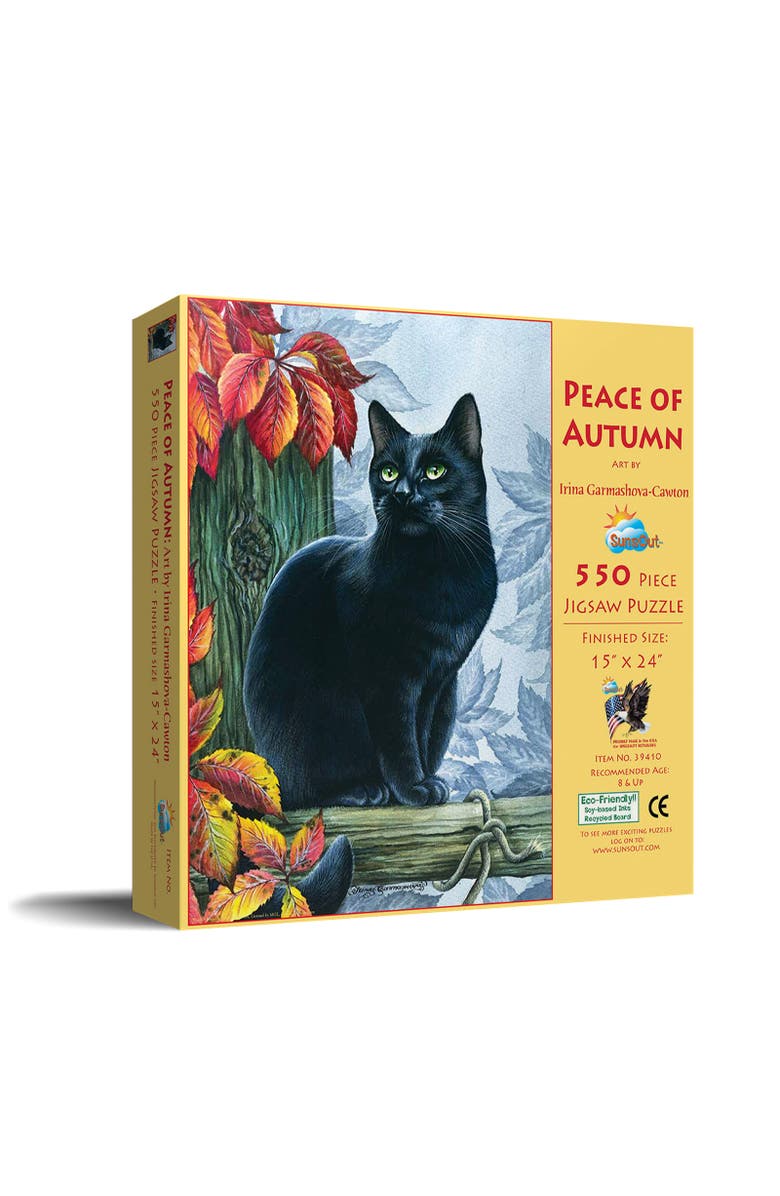 Sunsout Peace of Autumn 550 piece Jigsaw Puzzle for Adults, Main, color, Multicolor