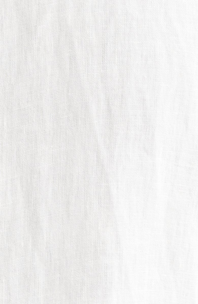 Peter Millar Shoreside Linen Button-Up Shirt, Alternate, color, White