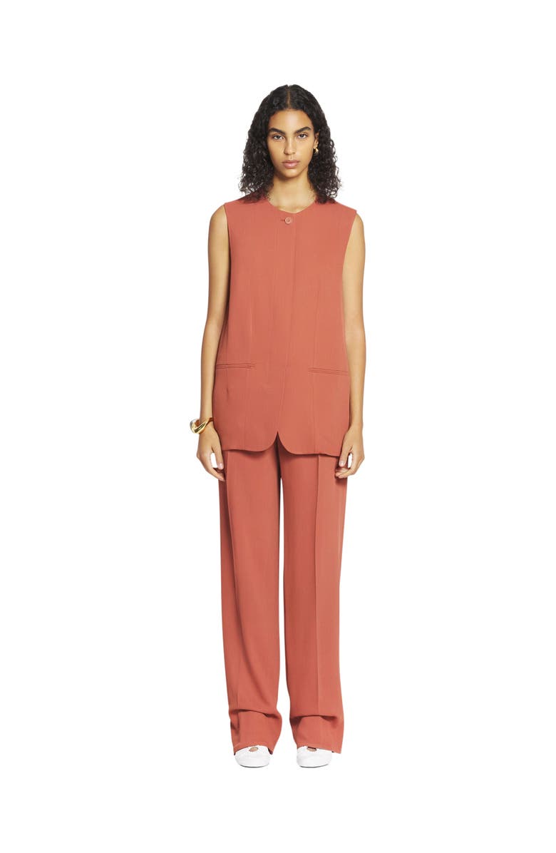 Lanvin Sleeveless Jacket In Wool And Viscose, Main, color,