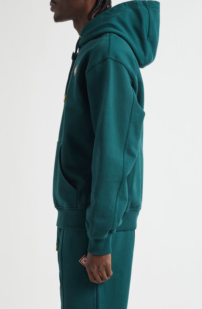 Casablanca Embroidered Diamond Logo Patch Hoodie, Alternate, color,