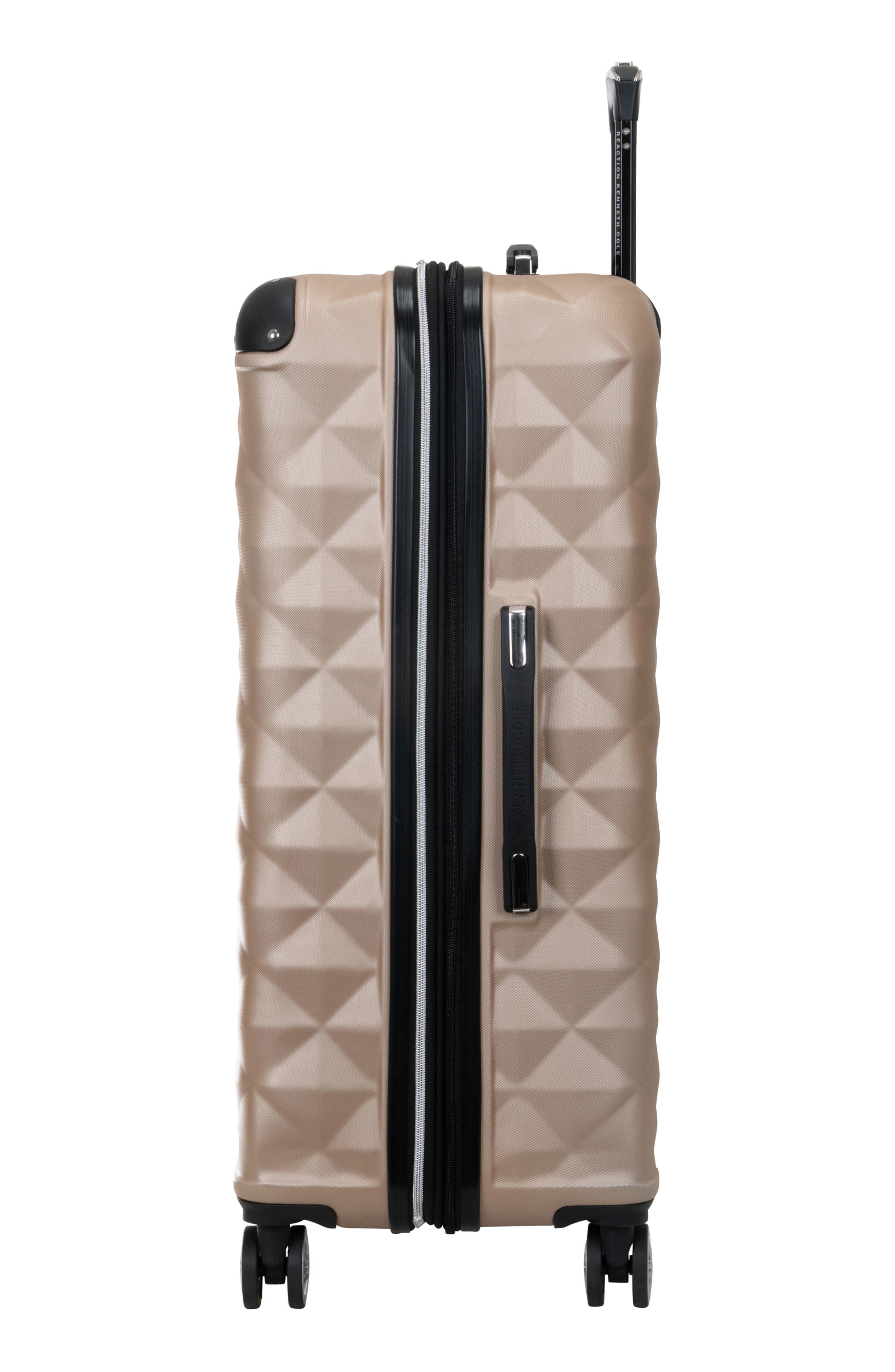Kenneth Cole Reaction KENNETH COLE Diamond Tower 28" Hardside Spinner Luggage, Alternate, color, Rose Champagne