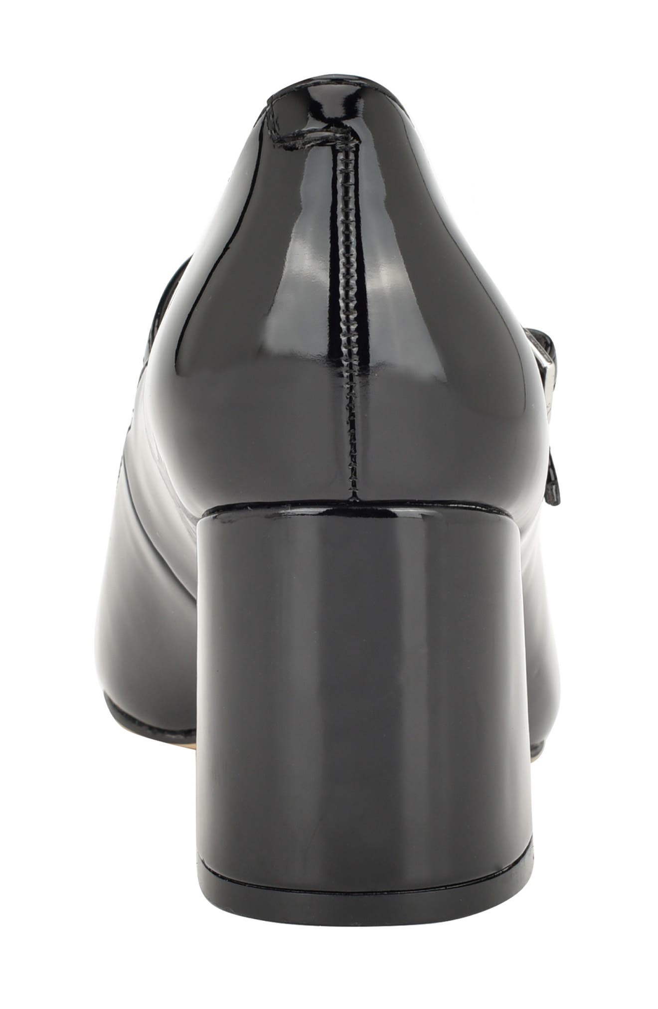 Calvin Klein Jatlee Block Heel Pump, Alternate, color, Black