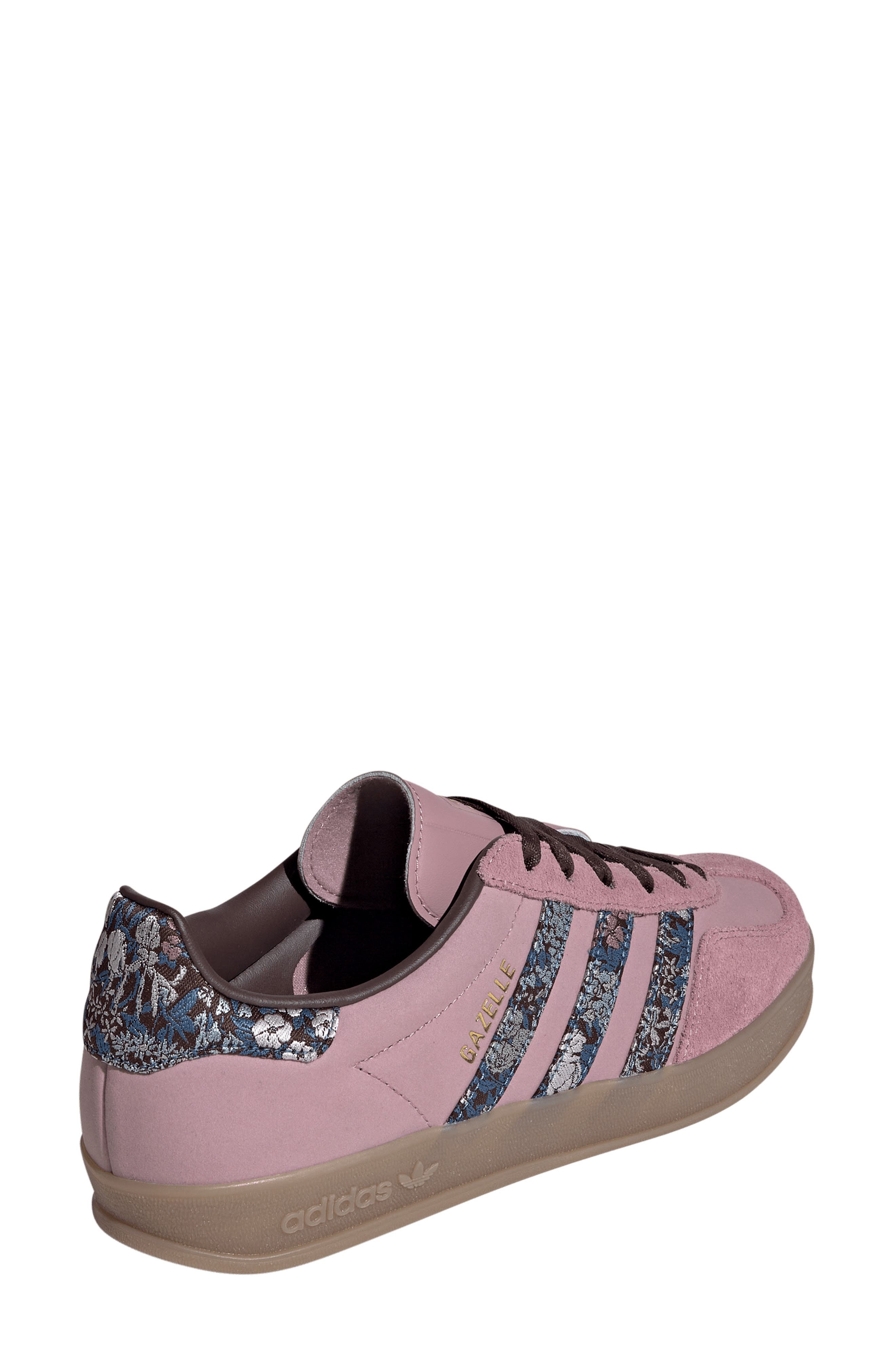 Women's Gazelle Indoor Sneaker, Alternate, color, MAUVE/ COFFEE/ GUM5