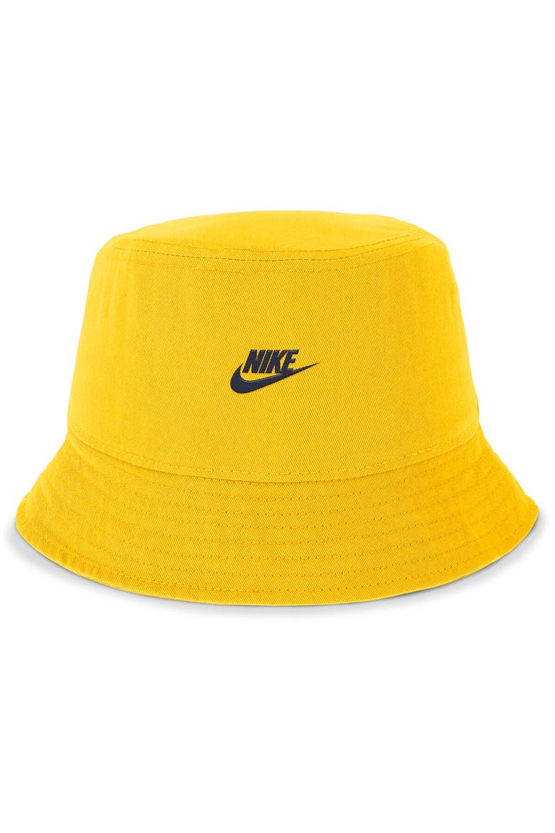 Men's Nike Gold Michigan Wolverines Legacy Apex Bucket Hat, Alternate, color, Gold