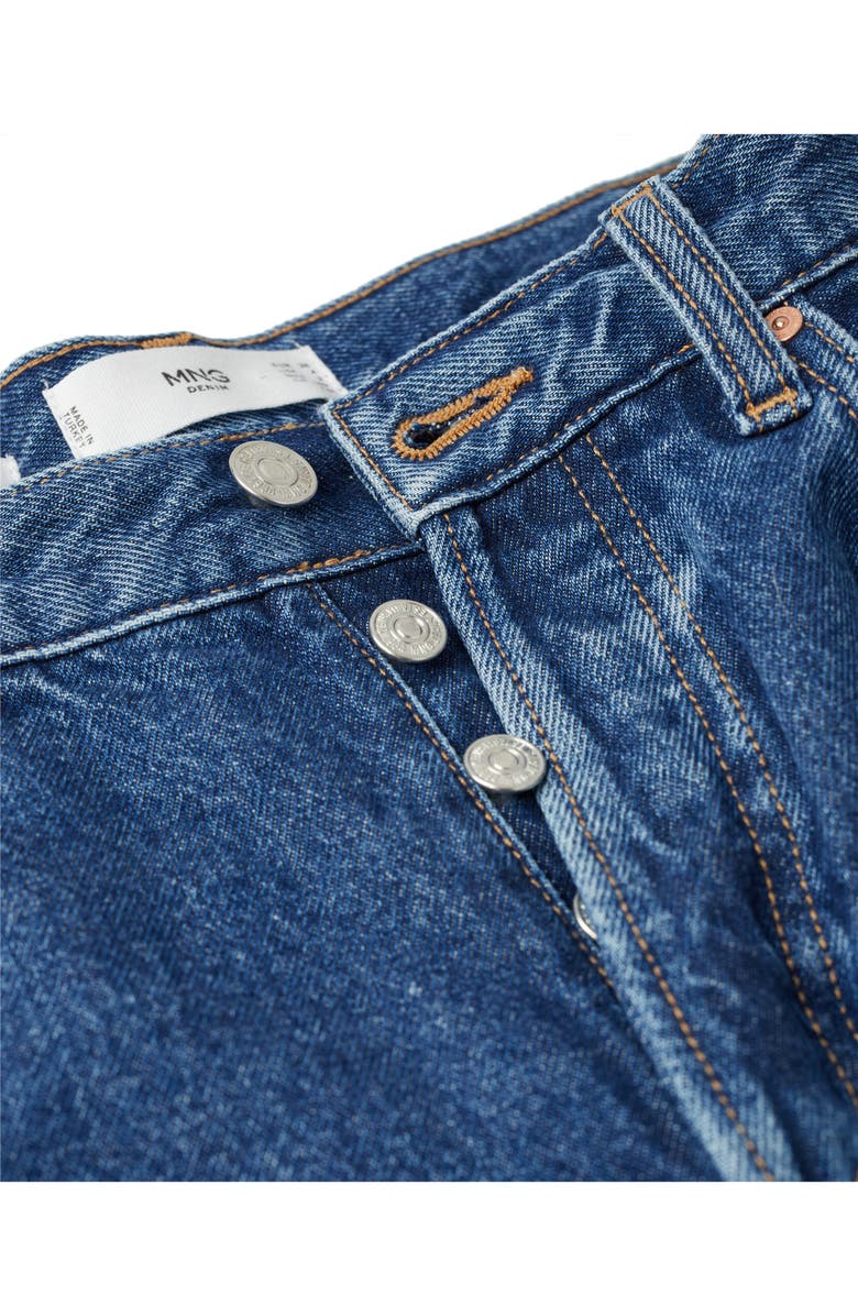 MANGO High Waist Straight Leg Jeans, Alternate, color, 