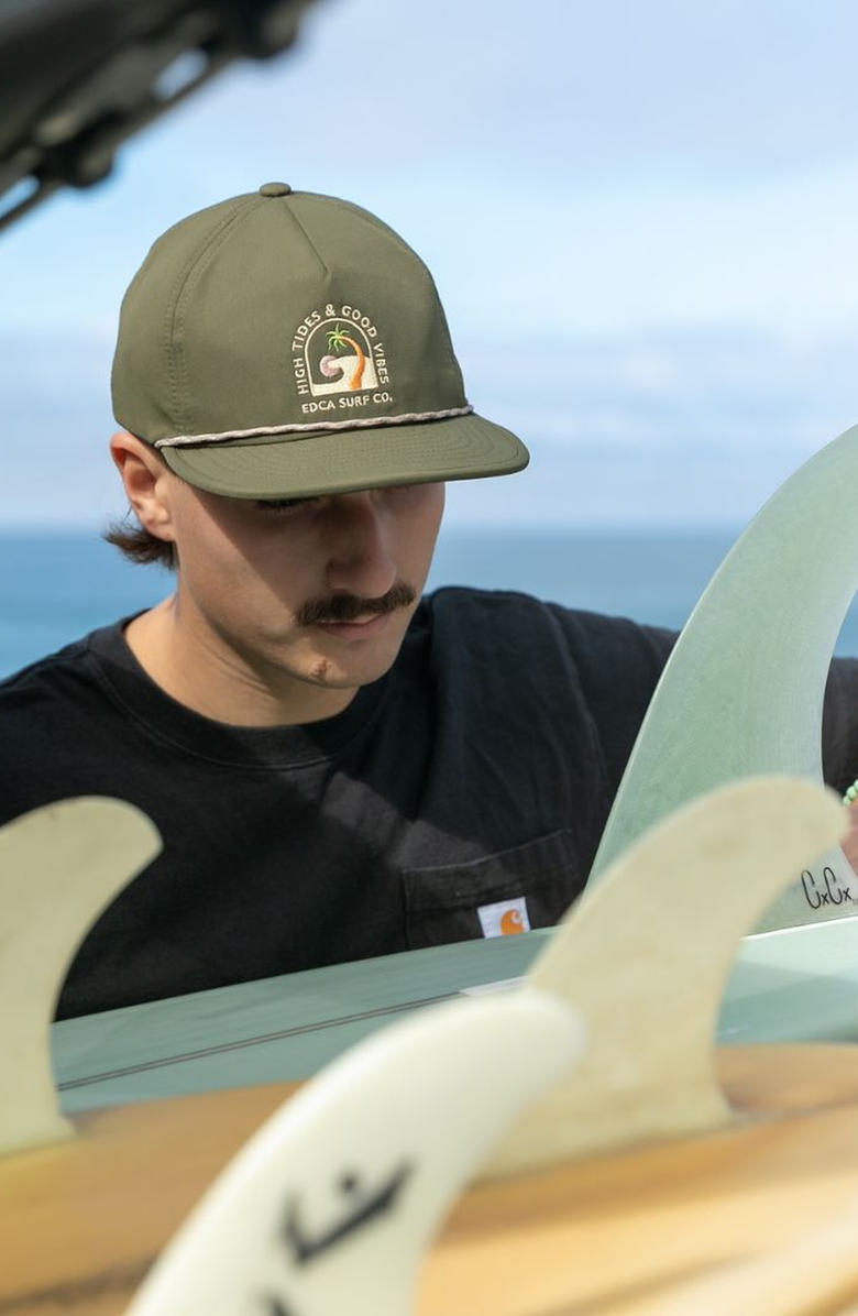 Everyday California Matador Crushable Snapback Hat, Alternate, color, Military Green