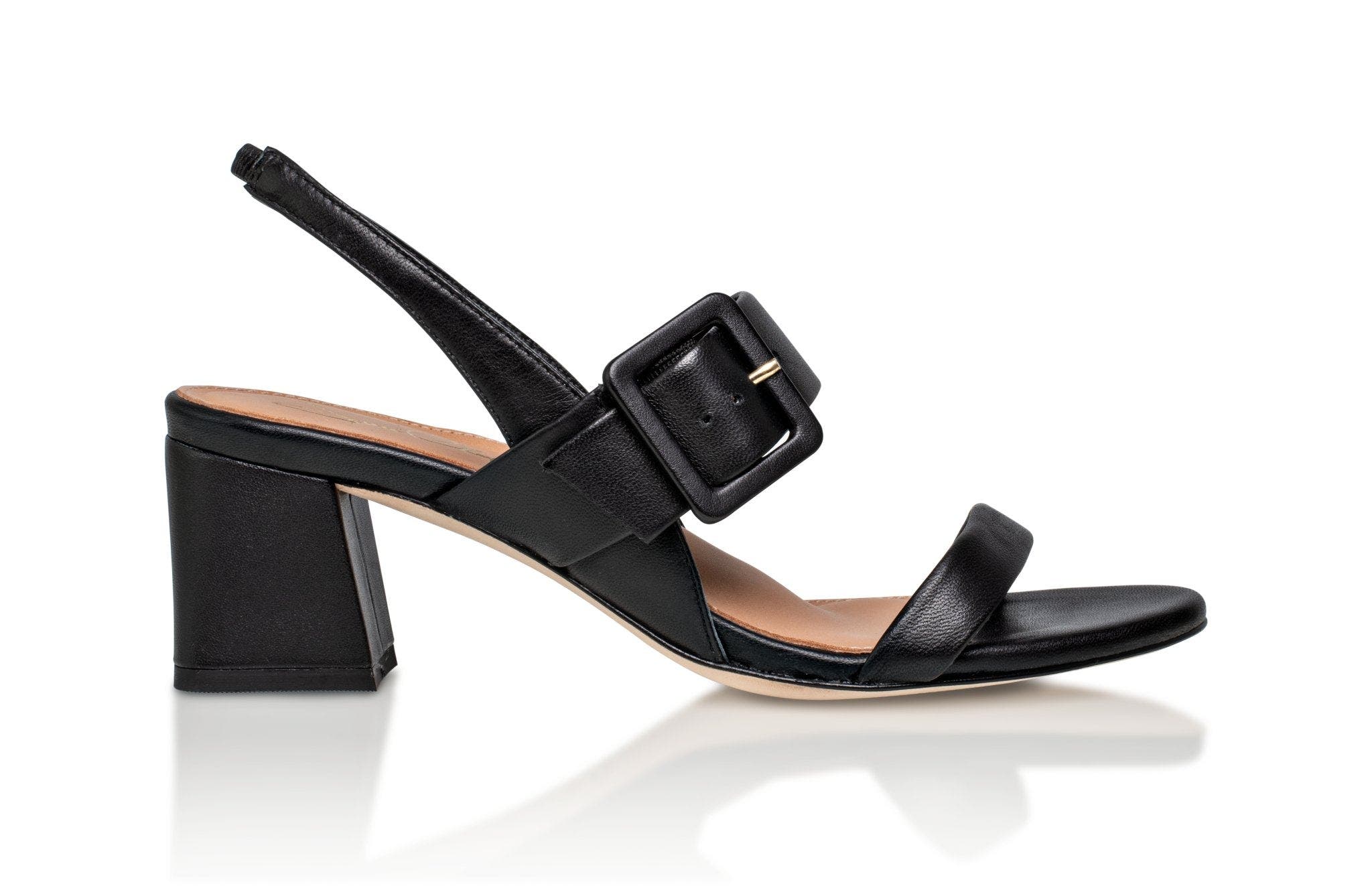 Joan Oloff Shoes Greyson Block Heel, Main, color, Black