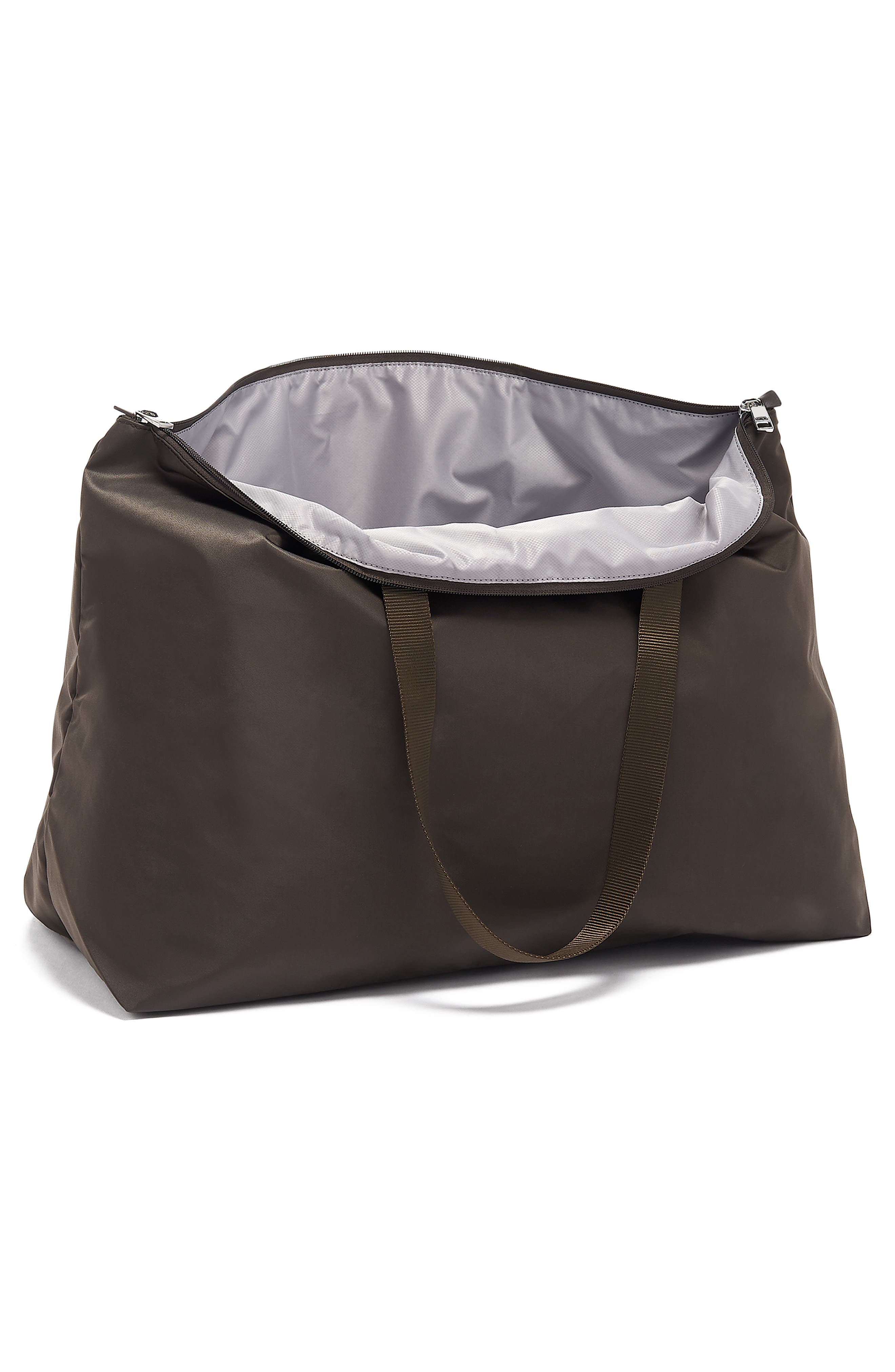 Voyageur Just In Case® Packable Nylon Tote, Alternate, color, MINK/ SILVER