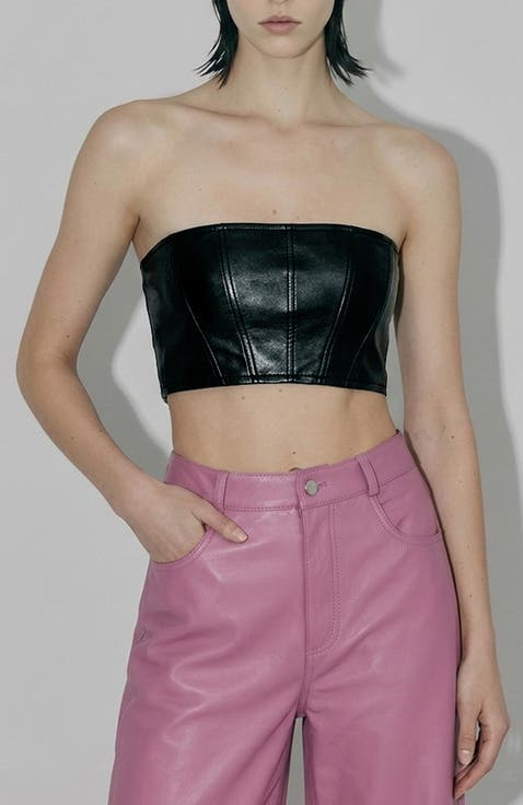 Magra Recycled Leather Top