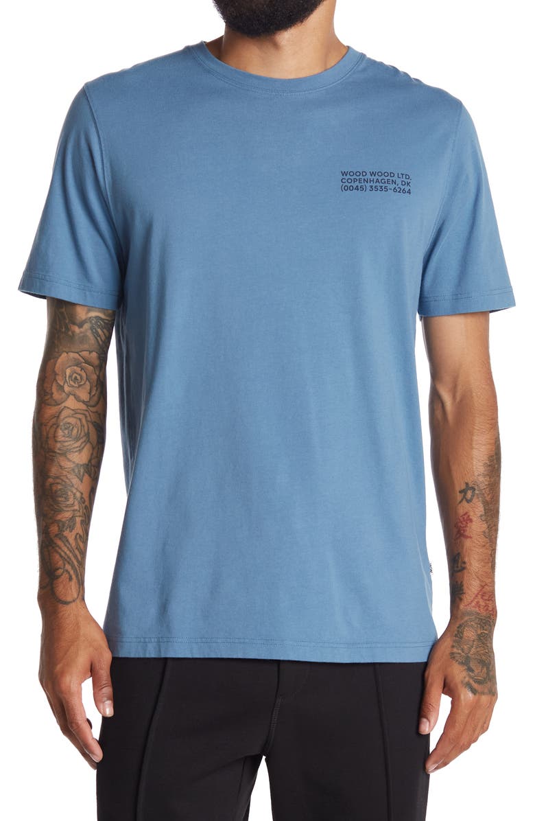 Wood Wood Sami Info T-Shirt, Main, color,