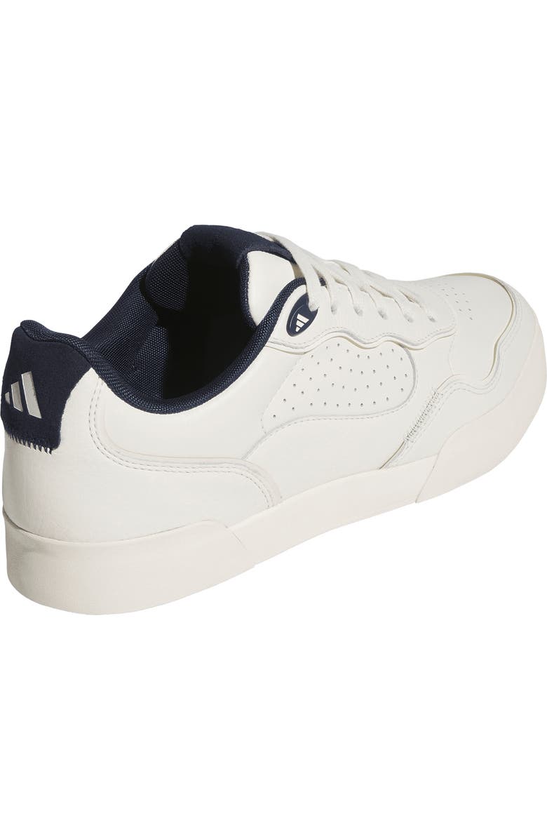 adidas Retrocross 25 Spikeless Golf Shoe, Alternate, color, White/ Indigo