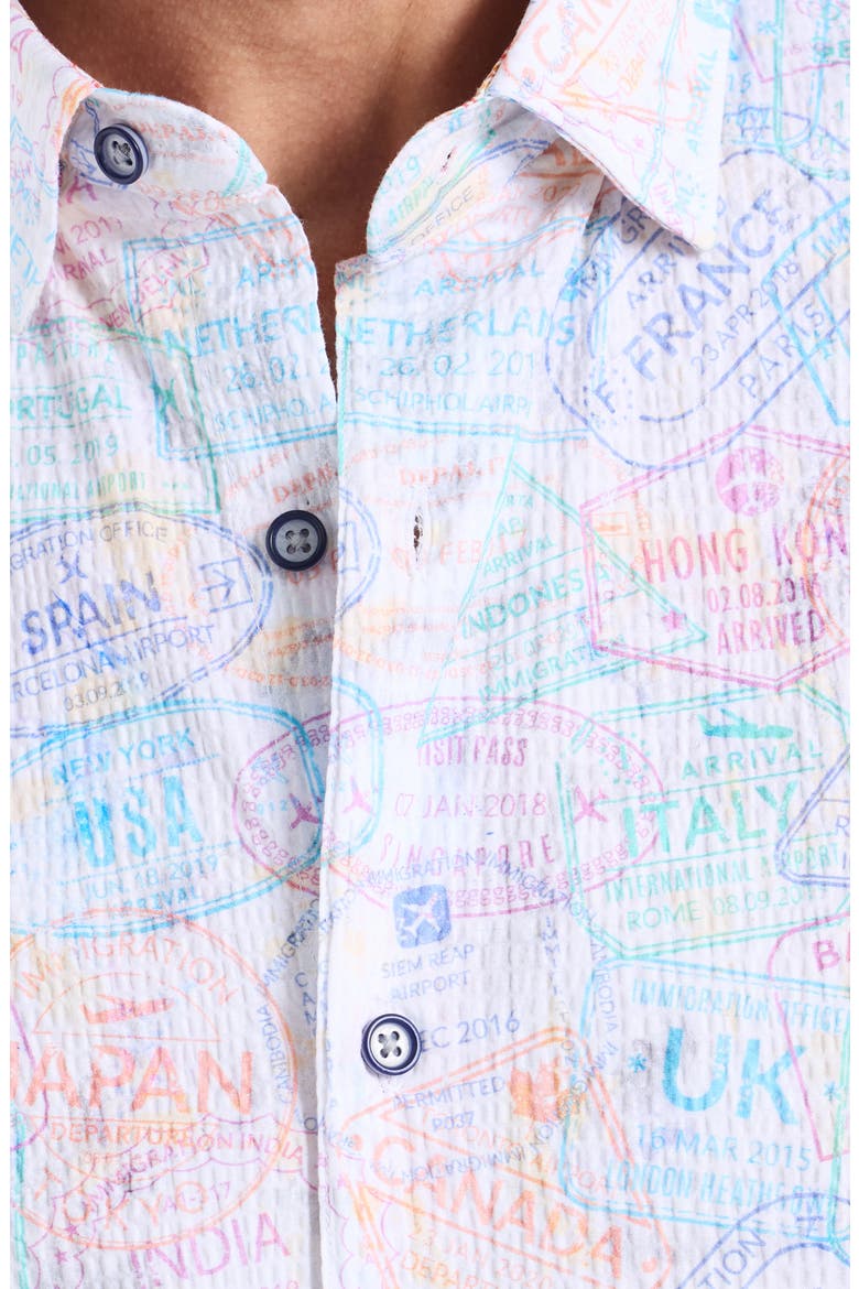 Passport 2 Cotton Seersucker Shirt, Alternate, color, MULTI