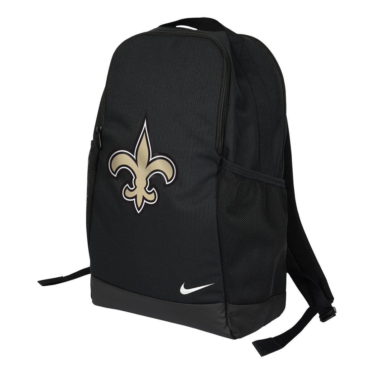 New Orleans Saints Primary Logo Backpack, Alternate, color, Black