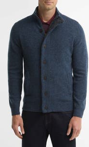 Barbour Elbow Patch Wool Cardigan