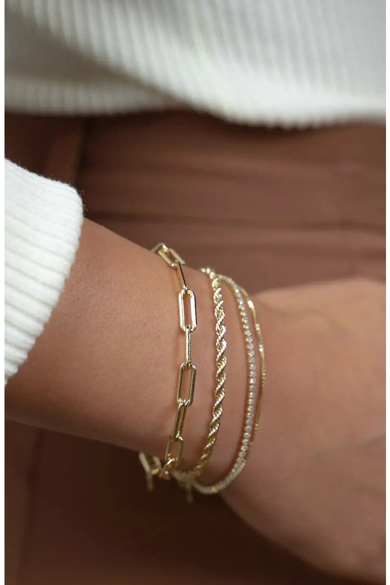 Leo Bracelet, Alternate, color, GOLD