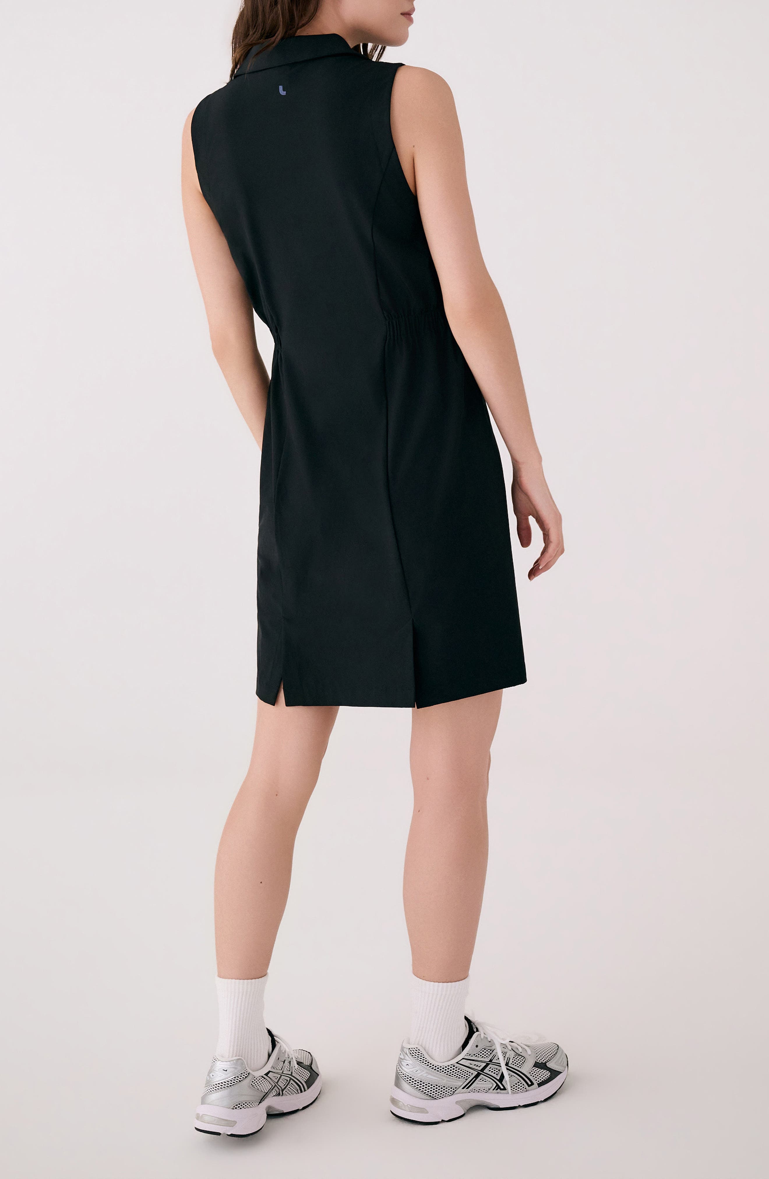 Olive Sleeveless Shirtdress - image 2