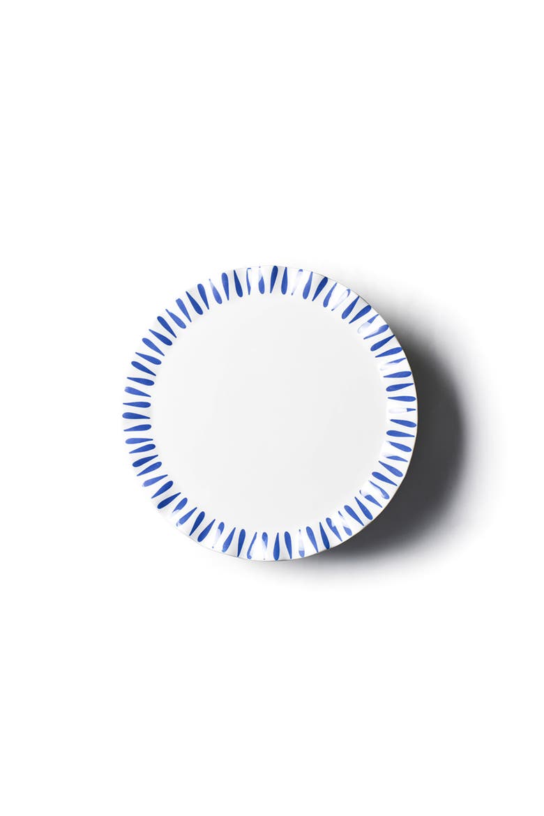 Iris Blue Drop Large Ruffle Cake Stand, Alternate, color, Blue