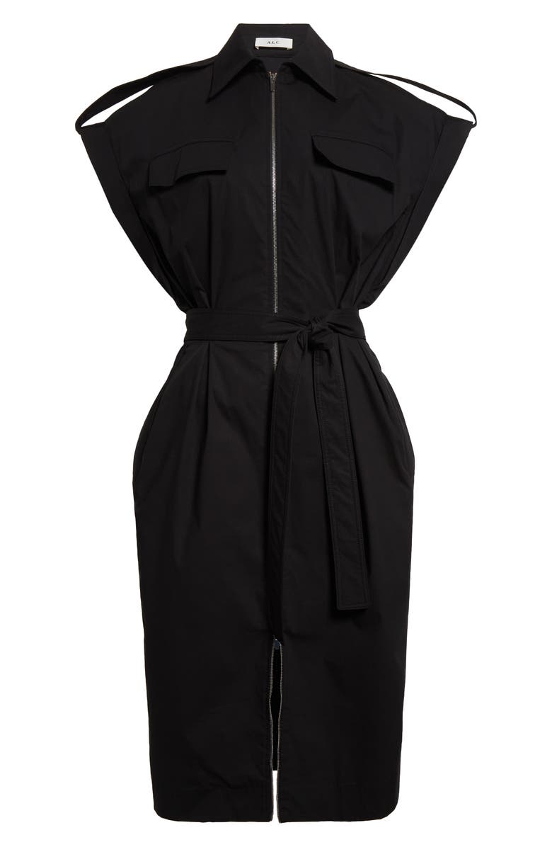 A.L.C. Thea Dress, Alternate, color, Black