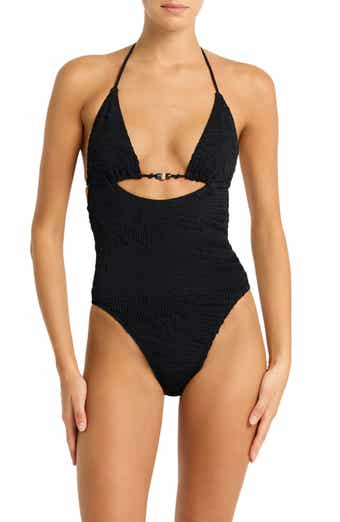 bond-eye Fowler Beaded One-Piece Swimsuit