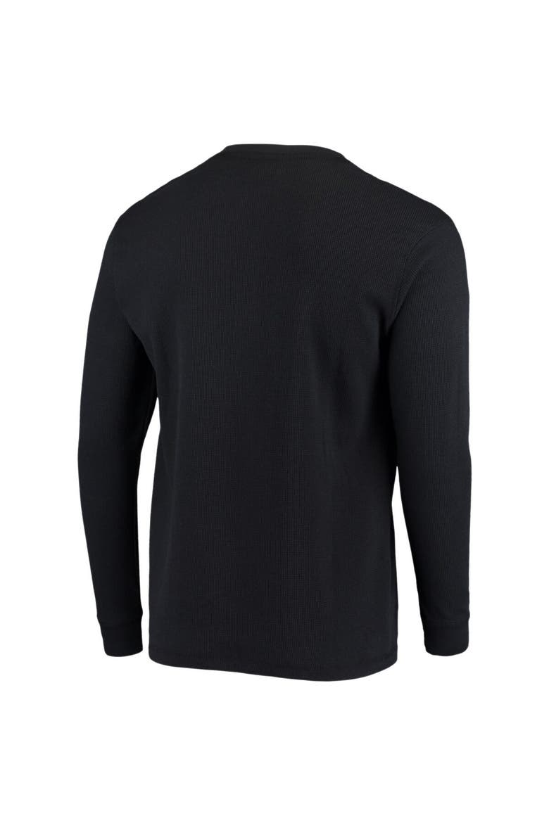 Men's Dunbrooke Black Baltimore Ravens Logo Maverick Thermal Henley Long Sleeve T-Shirt, Alternate, color, Black