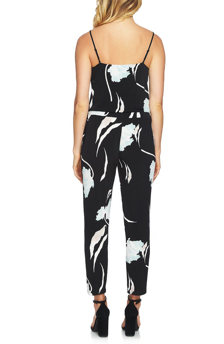 1.STATE Floral Ankle Jumpsuit, Alternate, color,