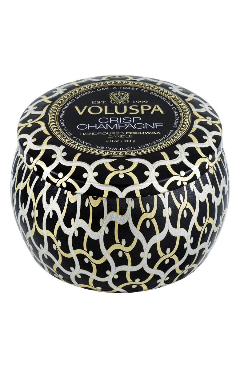 Voluspa Crisp Champagne Mini Tin Candle, Alternate, color, Crisp Champagne