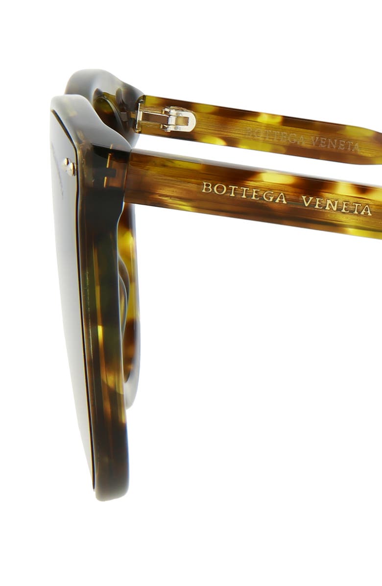 Bottega Veneta 61mm Round Sunglasses, Alternate, color, Havana Havana Brown