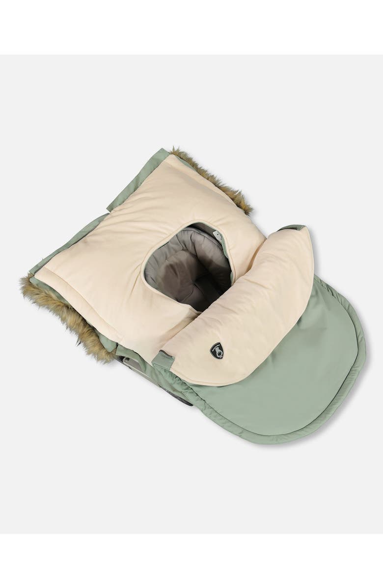 Deux par Deux Boy Bunting Bag Designed for Car Seat and Stroller, Alternate, color, Sage Green