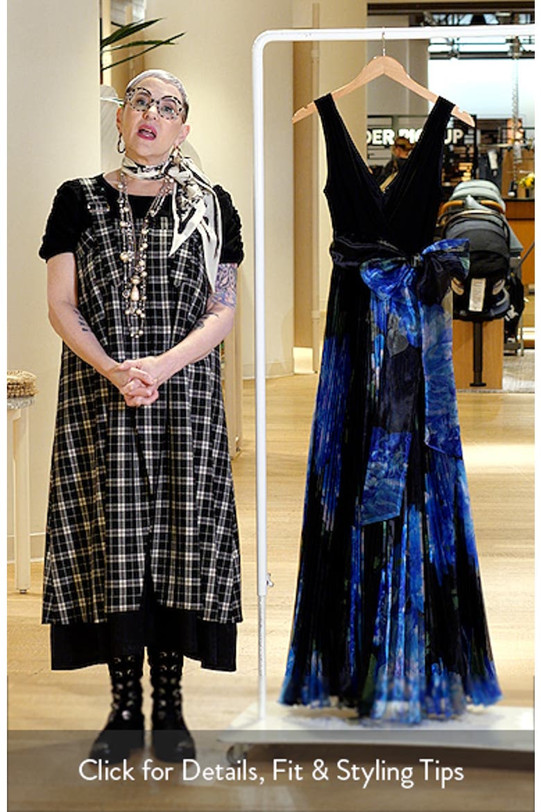 Pleated Sleeveless Gown video