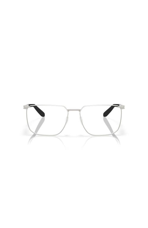 Costa 57mm Square Optical Glasses In Silver