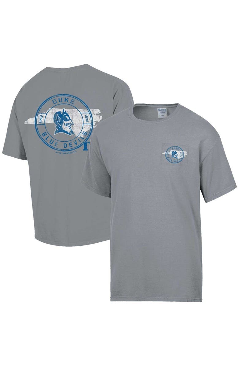 Comfort Wash Men's Comfort Wash Graphite Duke Blue Devils STATEment T-Shirt, Main, color,