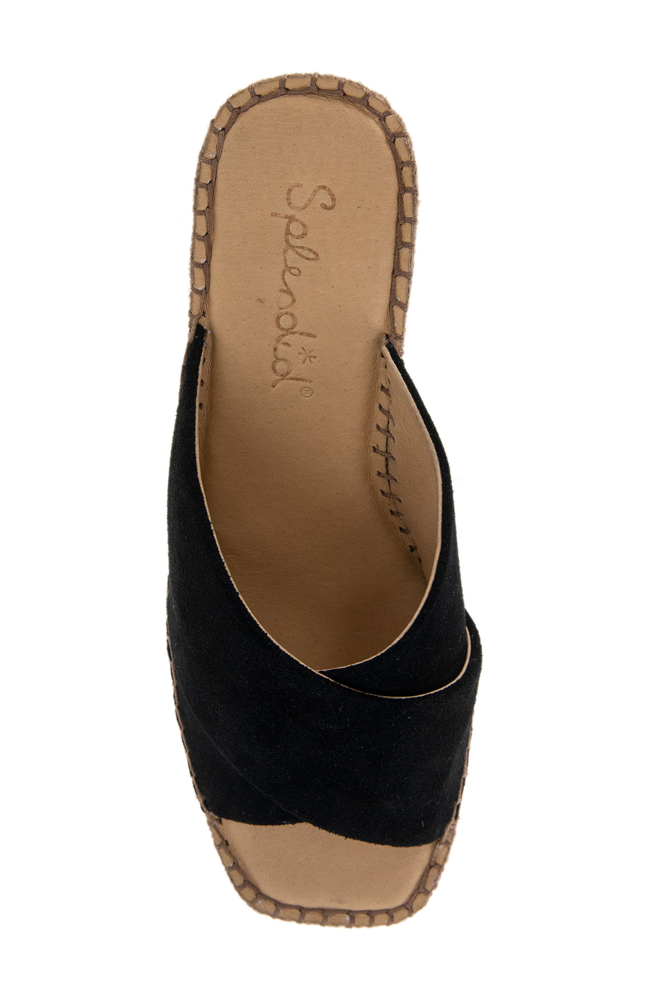 Splendid Britt Espadrille Platform Wedge Slide Sandal, Alternate, color, 