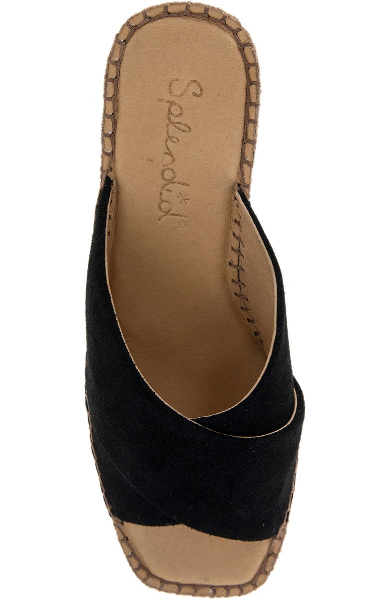 Splendid Britt Espadrille Platform Wedge Slide Sandal, Alternate, color,