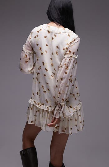 Floral Poet Long Sleeve Minidress