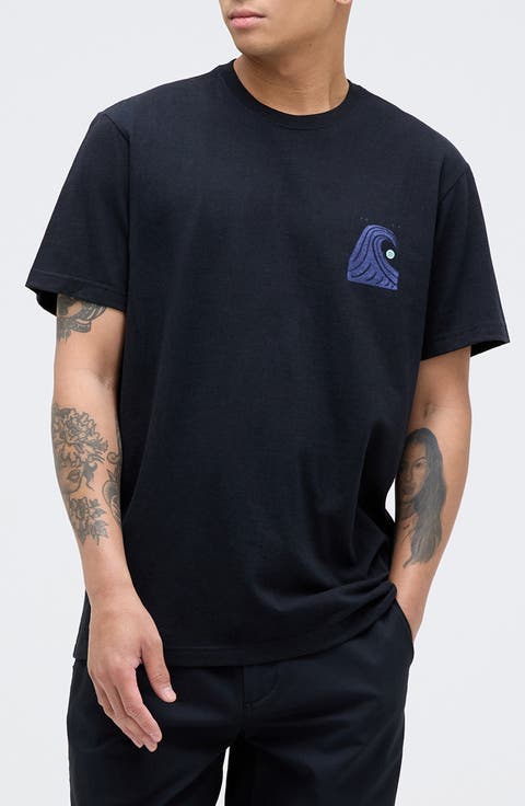Stacked Swell Cotton Graphic T-Shirt