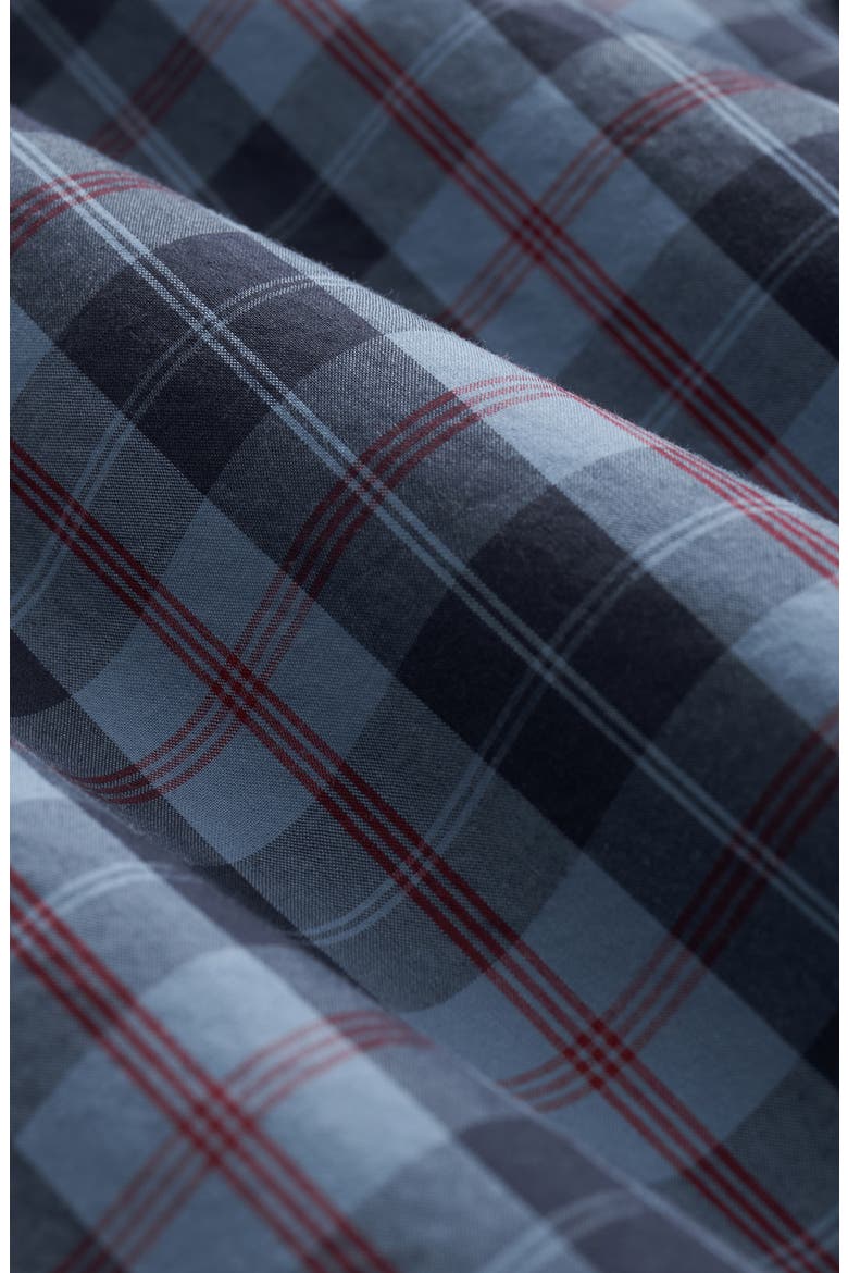 Friday Plaid Cotton Poplin Button-Down Shirt, Alternate, color, BLUESPLAID